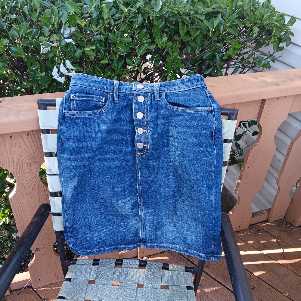 Banana Republic Premium Denim Skirt